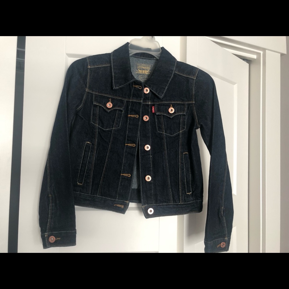 Girls Med NWOT denim jacket